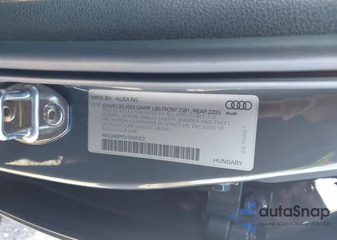 2018 Audi A3 2.0T Premium/2.0T Tech Premium from USA, damaged, VIN WAUJ8GFF0J1034322